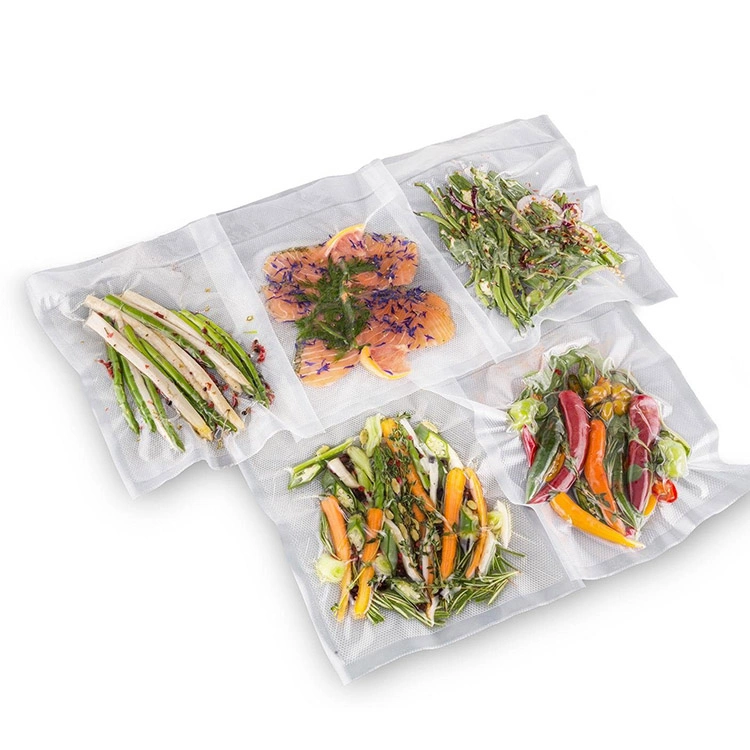 Wholesale Plastic Food Vacuum Packaging Three Side Seal Bags