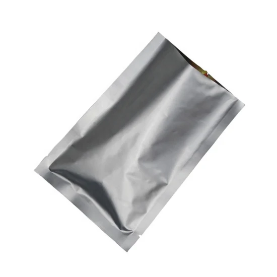 Aluminized Food Packaging Three Side Seal Kraft Paper Bag